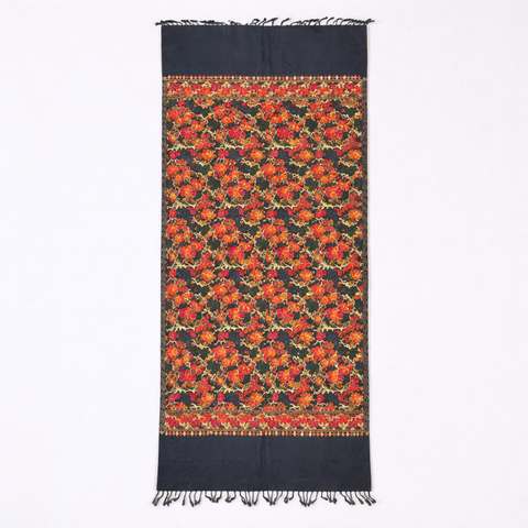 Riva Çok Amaçlı Yün Şal 70x200 cm Gece Mavisi