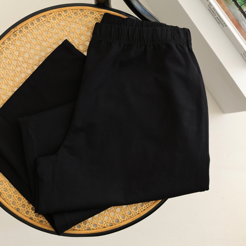 Mystic Pamuk Unisex Pantolon Siyah