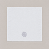 Coral %100 Pamuk Nakışlı El Havlusu 30x30 cm Silver