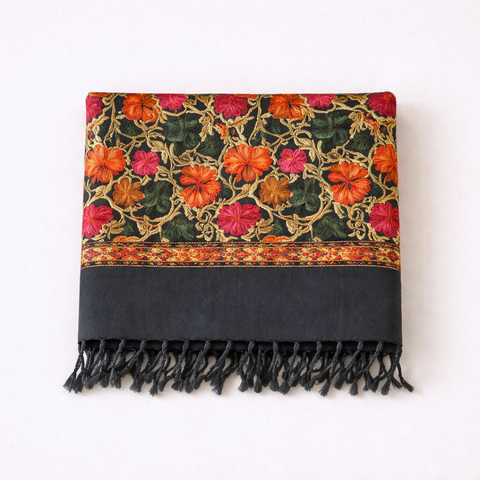 Riva Çok Amaçlı Yün Şal 70x200 cm Gece Mavisi