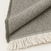 Aura Throw Battaniye 140x190 cm Yeşilimsi Gri
