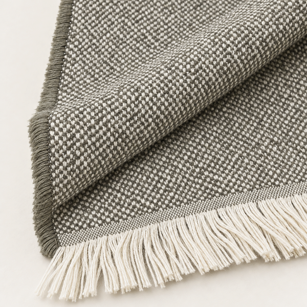 Aura Throw Battaniye 140x190 cm Yeşilimsi Gri