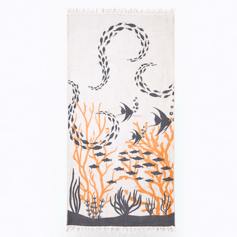 Ocean Throw Pamuk Peştamal Tarçın