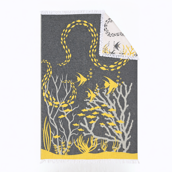 Ocean Throw Pamuk Peştamal Füme