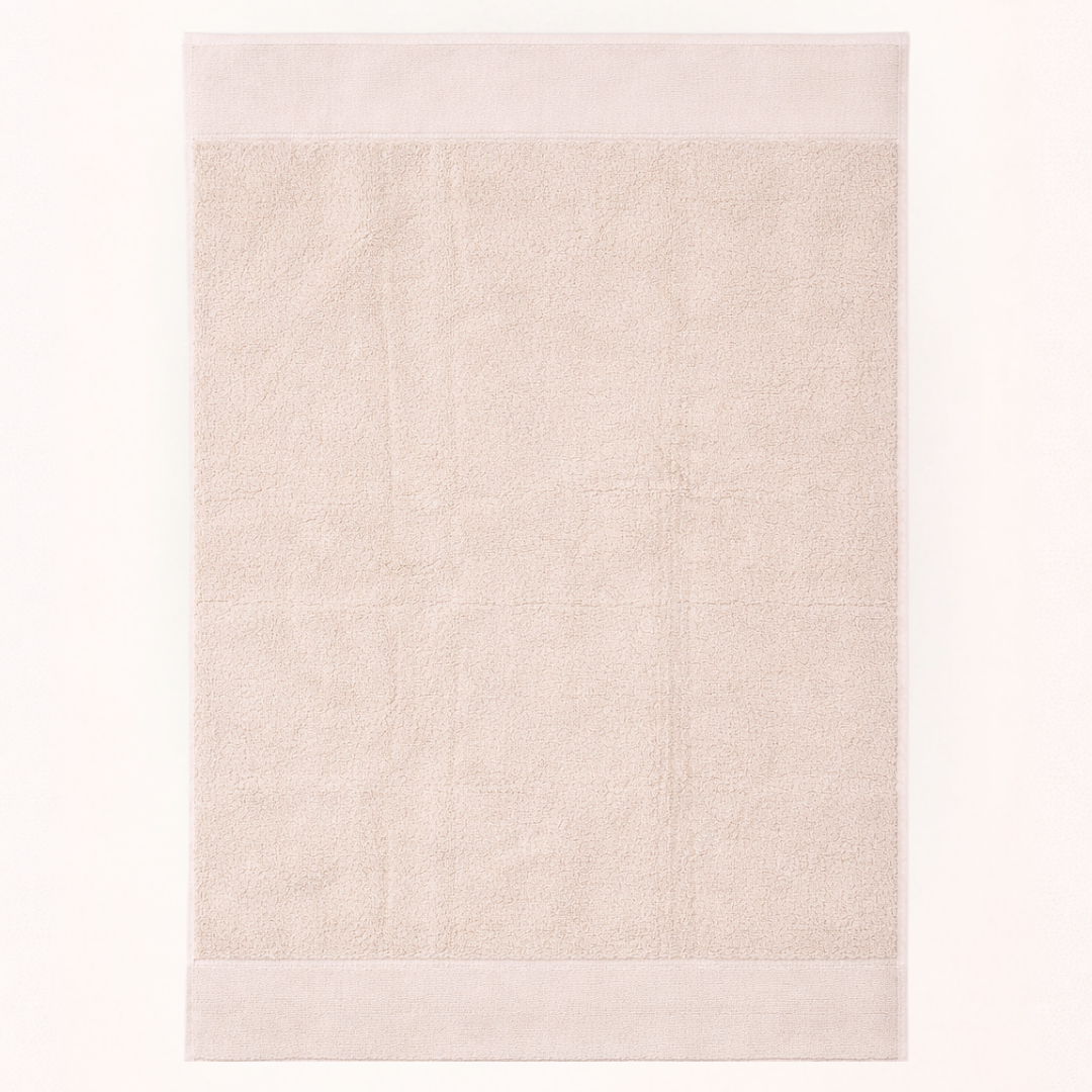 Beige %100 Pamuk Yüz Havlusu 50x70 cm
