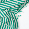 Stripe Pamuk Peştamal Yeşil