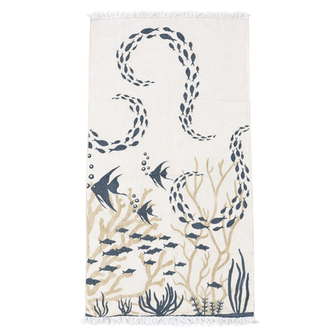 Ocean Throw Pamuk Peştamal Gri