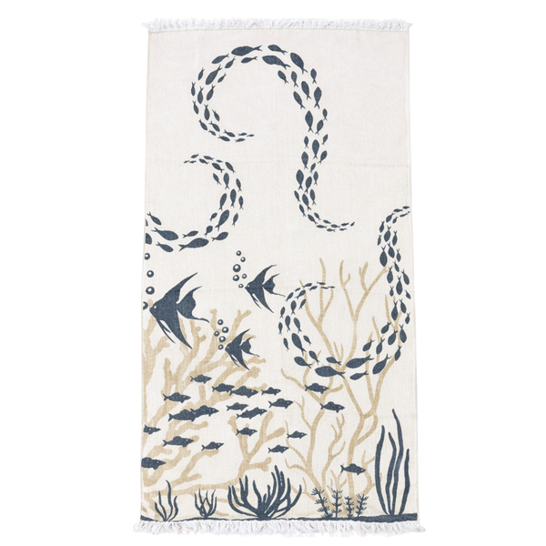 Ocean Throw Pamuk Peştamal Gri