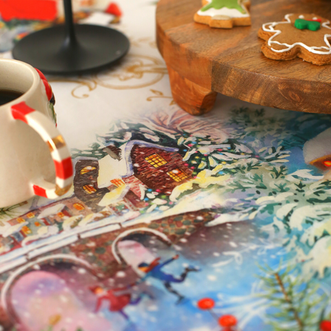 Winter Chalet Dokuma Runner 45x155 cm