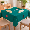 Premium Çuha Nakışlı Oyun Masa Örtüsü Yeşil
