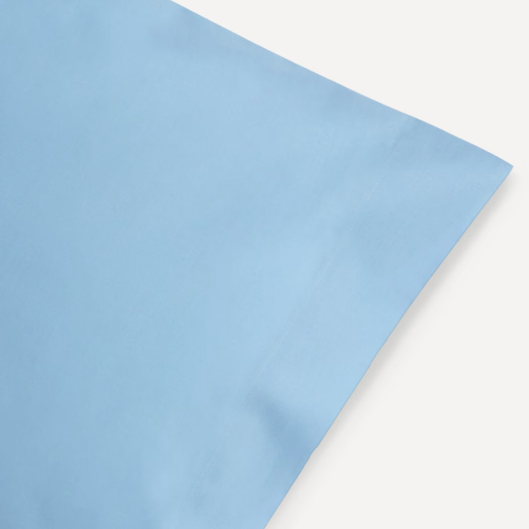 Stella %100 Premium Pamuk Ranforce 2'li 50x70 cm Yastık Kılıfı Mavi