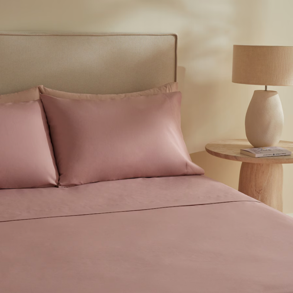 Stella %100 Premium Pamuk Ranforce 2'li 50x70 cm Yastık Kılıfı Pembe