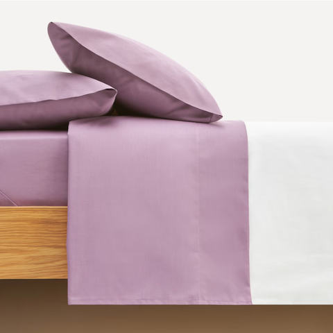 Stella %100 Premium Pamuk Ranforce 2'li 50x70 cm Yastık Kılıfı Lila