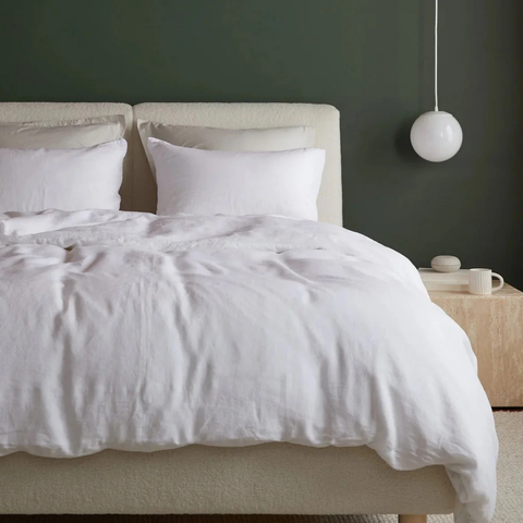 Allure Müslin Pamuk Nevresim Takımı Beyaz