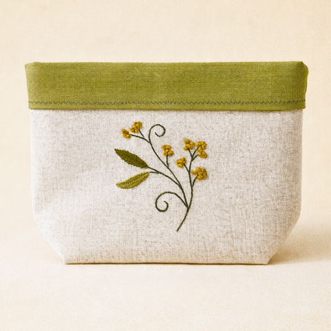 Rustic Bloom Çok Amaçlı Organizer Yeşil