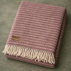 Heritage Tek Kişilik Pure Merino Wool Battaniye Gül Kurusu (Limited)