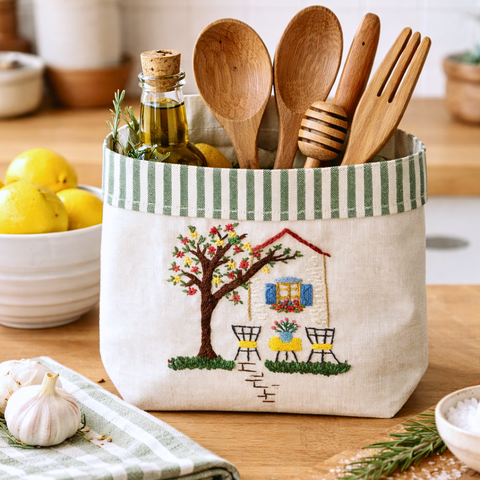 Petit Cafe Çok Amaçlı Organizer Sepet