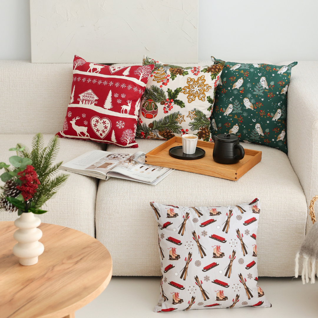 Aspen Dokuma Keten Kırlent Kılıfı