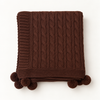 Nova Triko Throw Battaniye 130x150 cm Kahve