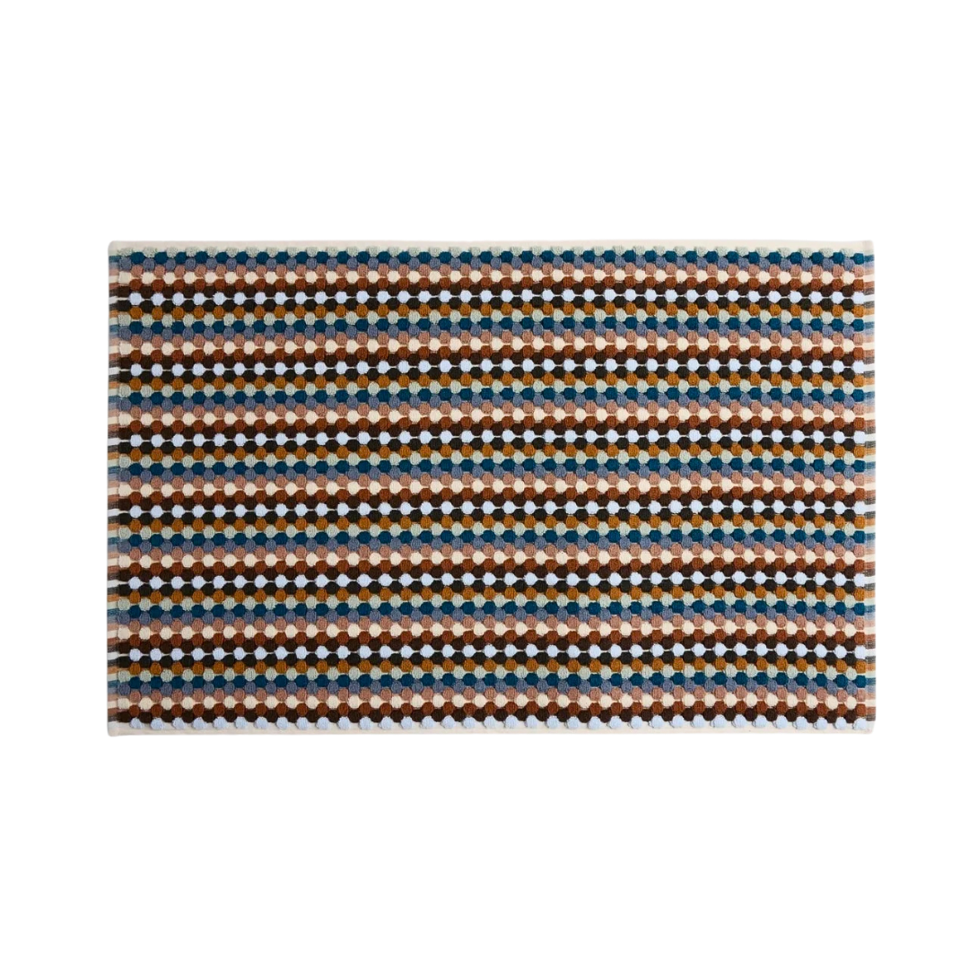 Mozaik Pamuk Banyo Paspası 50x80 cm Turuncu