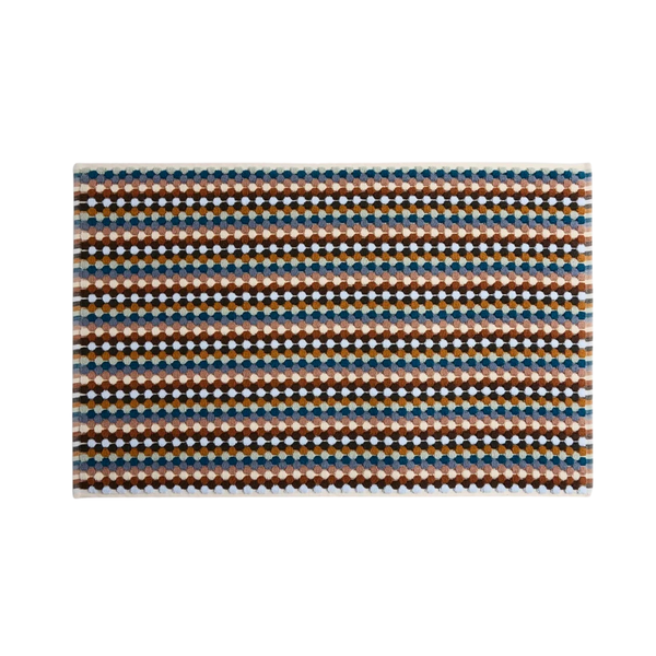 Mozaik Pamuk Banyo Paspası 50x80 cm Turuncu