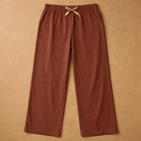 Solea %100 Pamuk Kadın Ev Pantolonu Tarçın