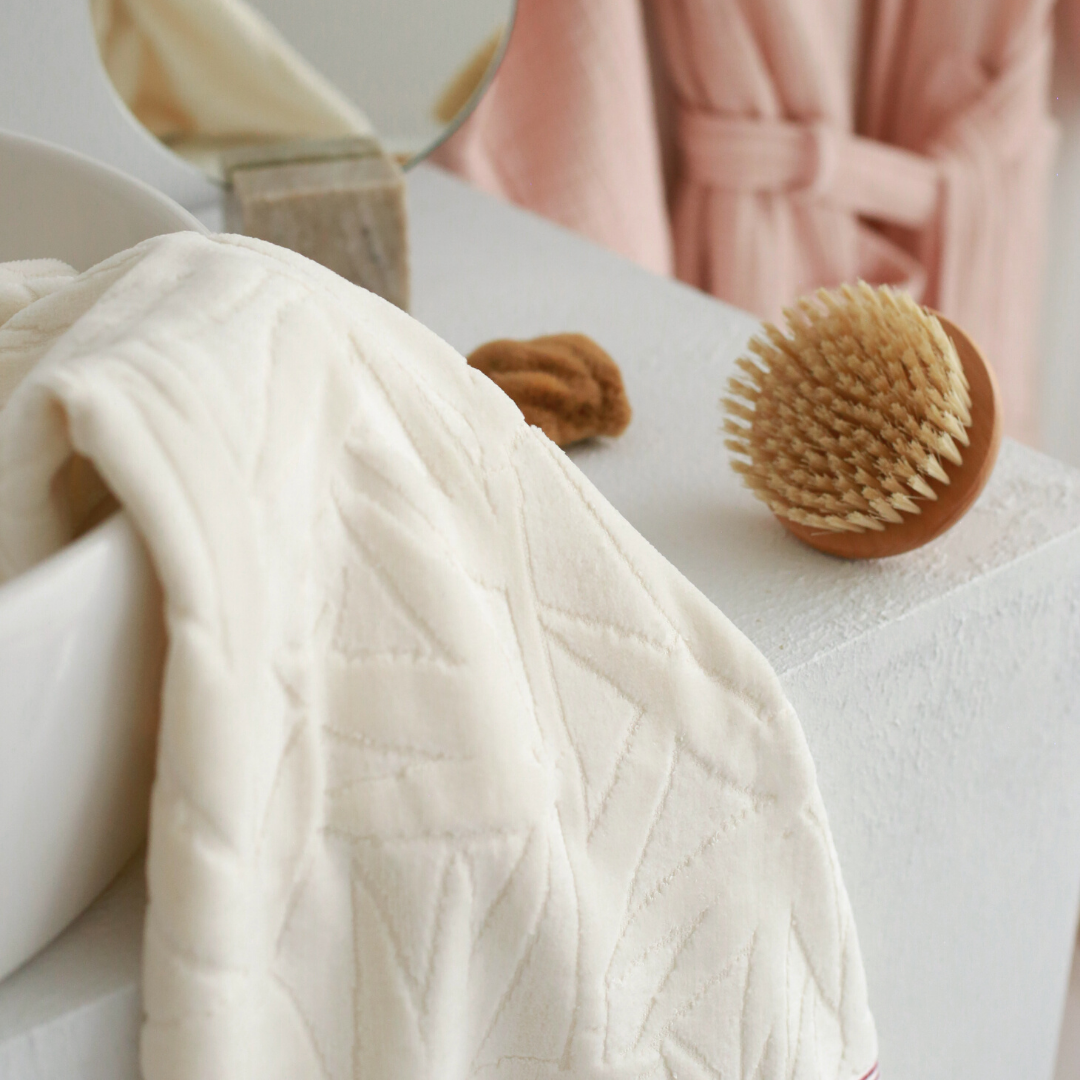 Kiara %100 Pamuk El Havlusu 30x50 cm Beyaz