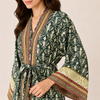 Samira Premium Pamuk Bohem Kimono Haki
