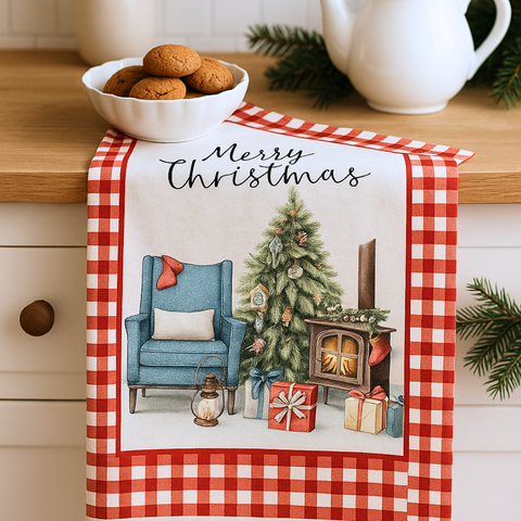 Winter Cottage Pamuk Mutfak Kurulama Havlusu