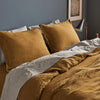 Allure Müslin Pamuk Süper King Size Düz Çarşaf 260x310 cm Safran