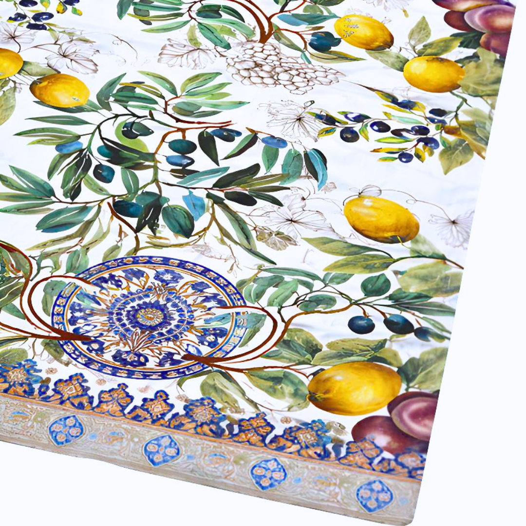 Sorrento Limon Bahçesi Dokuma Runner 45x155 cm