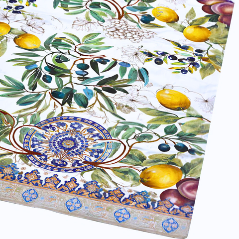 Sorrento Limon Bahçesi Dokuma Runner 45x155 cm