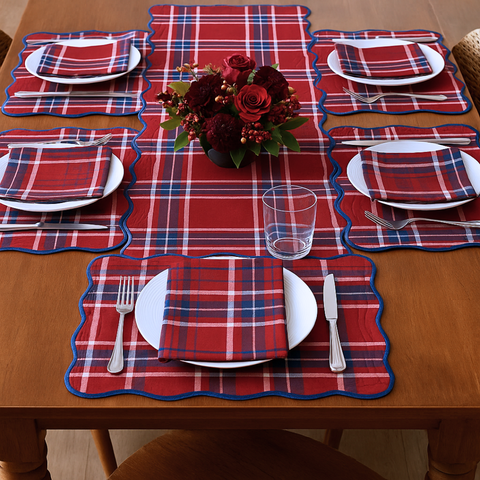 Country Kıvrımlı Runner 45x150 cm Kırmızı