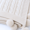 Nova Triko Throw Battaniye 130x150 cm Krem