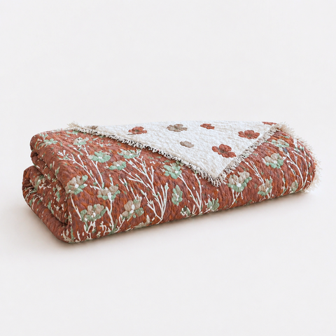Lavinia Organik Pamuklu Yorgan/Yatak Örtüsü 240x280 cm