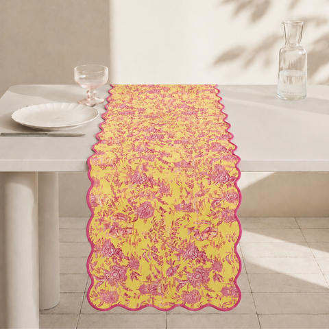 Kyoto Village Premium Dokuma Kıvrımlı Runner 45x150 cm Yeşil