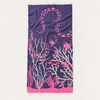 Ocean Throw Dokulu Pamuk Peştamal Violet