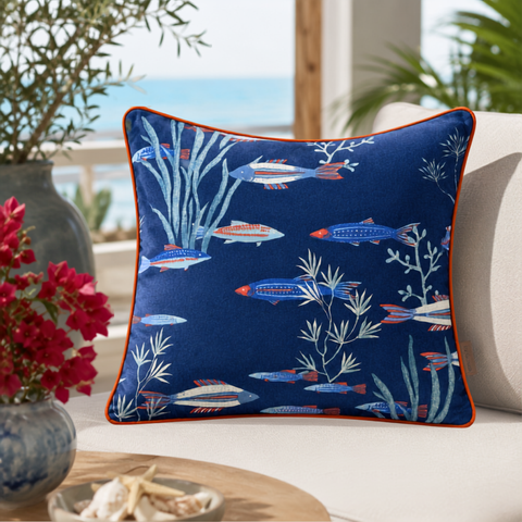 Coastal Premium Pamuk Kırlent Kılıfı 45x45 cm