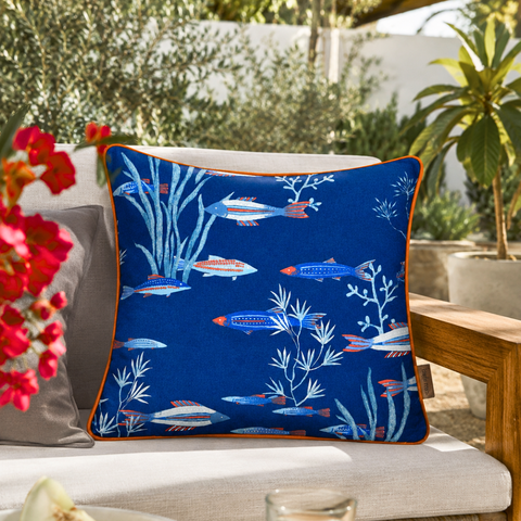 Coastal Premium Pamuk Kırlent Kılıfı 45x45 cm