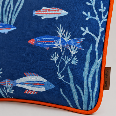 Coastal Premium Pamuk Kırlent Kılıfı 45x45 cm