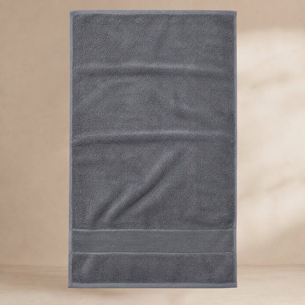 Megeve %100 Pamuk Sporcu Havlusu Füme 50x80 cm