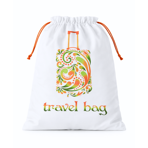 Floral Baskılı Travel Bag Somon