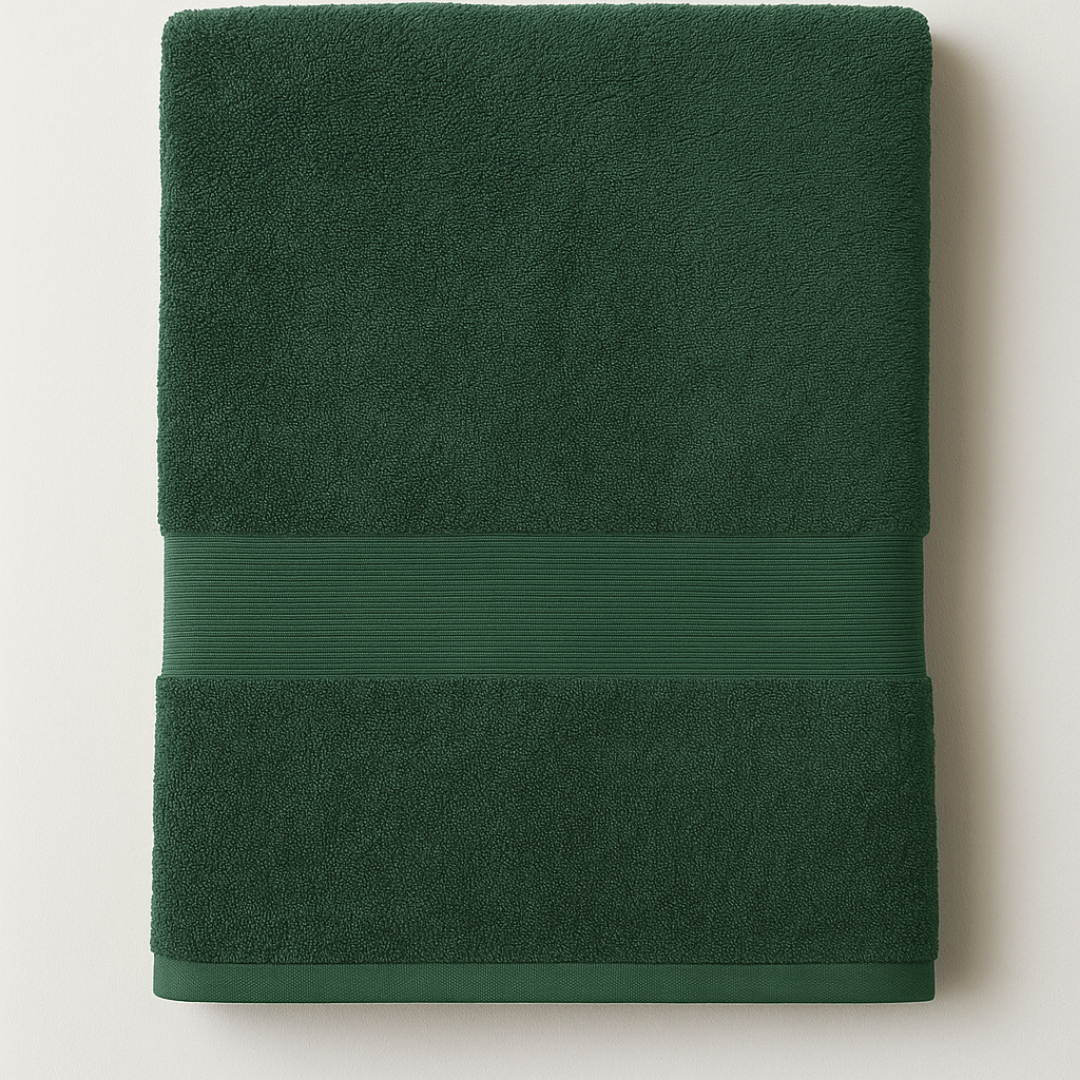 Solid %100 Pamuk Premium Yüz Havlusu 50x70 cm Haki