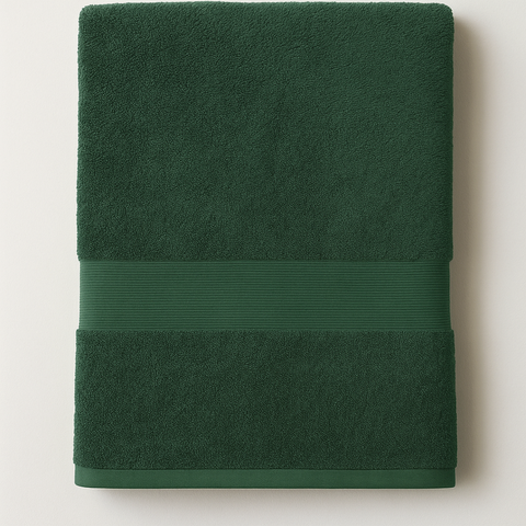 Solid %100 Pamuk Premium Yüz Havlusu 50x70 cm Haki