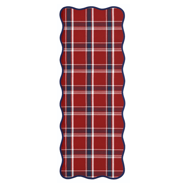 Country Kıvrımlı Runner 45x150 cm Kırmızı