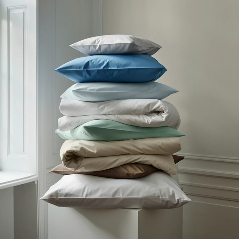 Stella %100 Premium Pamuk Ranforce 2'li 50x70 cm Yastık Kılıfı Turkuaz