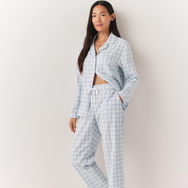 Blue Square %100 Pamuk Kadın Pijama Takımı