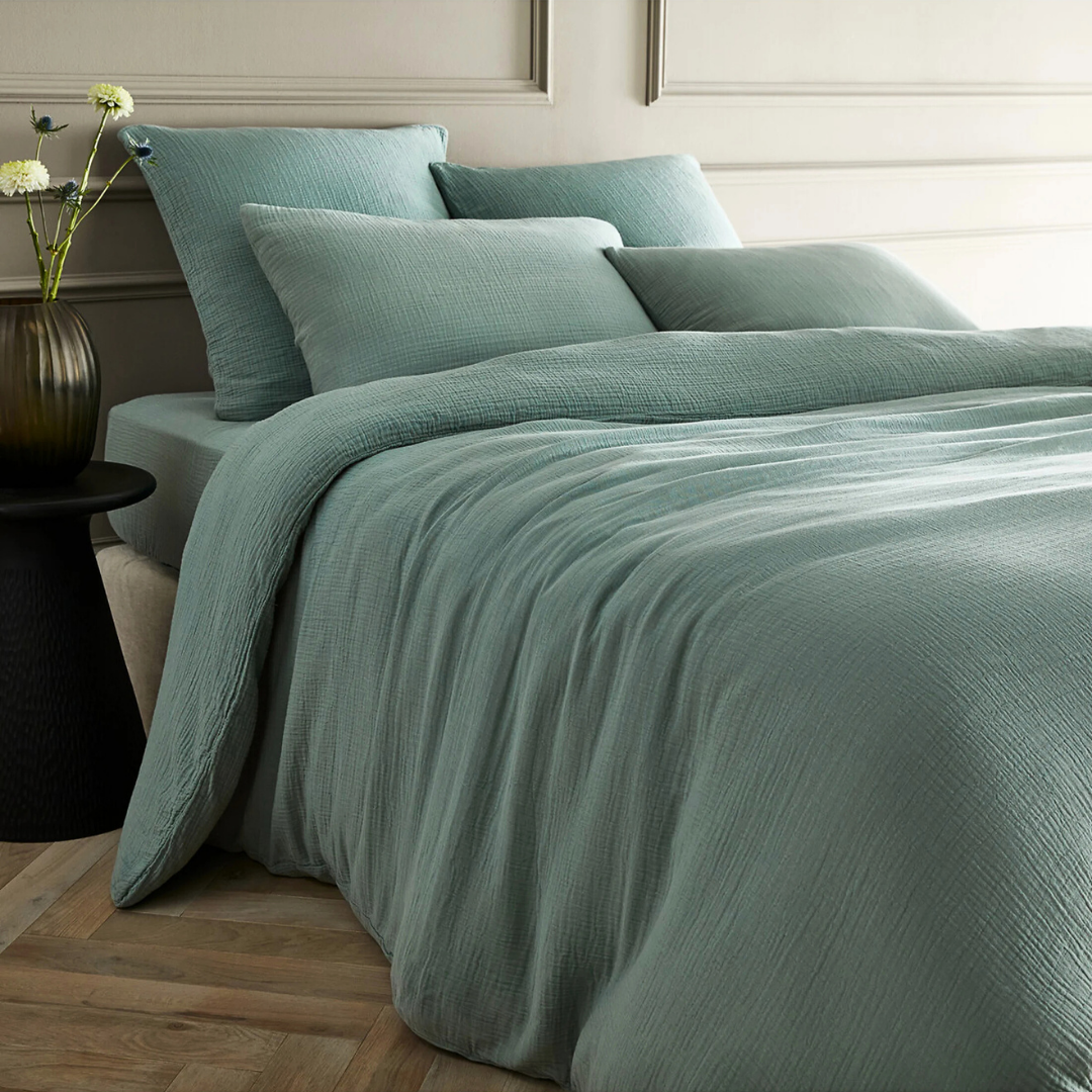 Allure Müslin Pamuk Nevresim Takımı Okaliptus