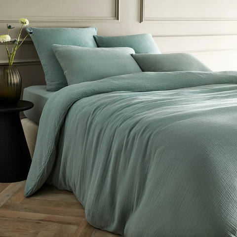 Allure Müslin Pamuk Nevresim Takımı Okaliptus