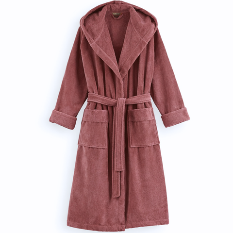 Ultra Soft %100 Pamuk Unisex Bornoz Gül Kurusu